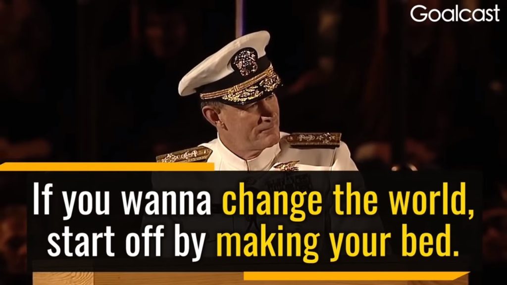 admiral mcraven make your bed